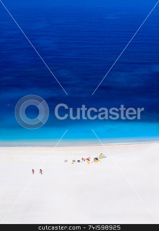 To use this stock image in your creative project, please select the size you need over to the right and click the "Add to Cart" button.
Your downloaded image will come with the Cutcaster watermark removed so don’t worry about the watermark you see on this page. Myrtos Beach stock photo, Myrtos beach Kefalonia, Greece. With two windsurfers by Paul Phillips