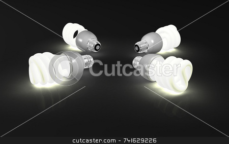 To use this stock image in your creative project, please select the size you need over to the right and click the "Add to Cart" button.
Your downloaded image will come with the Cutcaster watermark removed so don’t worry about the watermark you see on this page. Four compact fluorescent stock photo, Four 3d environment friendly compact fluorescent light by Jean Larue-Frechette