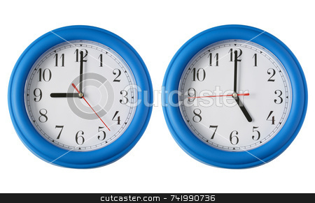 To use this stock image in your creative project, please select the size you need over to the right and click the "Add to Cart" button.
Your downloaded image will come with the Cutcaster watermark removed so don’t worry about the watermark you see on this page. Working 9 to 5. Two clocks, one on 9am and one on 5pm. stock photo, Working 9 to 5. Two clocks, one on 9am and one on 5pm. by Stephen Rees