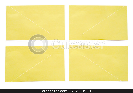 To use this stock image in your creative project, please select the size you need over to the right and click the "Add to Cart" button.
Your downloaded image will come with the Cutcaster watermark removed so don’t worry about the watermark you see on this page. 4 yellow notes stuck to a white background. stock photo, 4 yellow notes stuck to a white background. by Stephen Rees