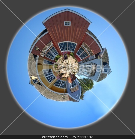 To use this stock image in your creative project, please select the size you need over to the right and click the "Add to Cart" button.
Your downloaded image will come with the Cutcaster watermark removed so don’t worry about the watermark you see on this page. Oxnard Harbor Houses stock photo, Panoramic 360 degree shot of the Oxnard harbor houses by Henrik Lehnerer