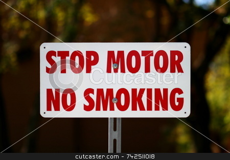 To use this stock image in your creative project, please select the size you need over to the right and click the "Add to Cart" button.
Your downloaded image will come with the Cutcaster watermark removed so don’t worry about the watermark you see on this page. Stop Motor No Smiking 6437 stock photo, Whit sign with text Stop Motor No Smiking by Henrik Lehnerer