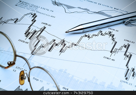 To use this stock image in your creative project, please select the size you need over to the right and click the "Add to Cart" button.
Your downloaded image will come with the Cutcaster watermark removed so don’t worry about the watermark you see on this page. Stock Market Analysis-Blue tint stock photo, Business image of stock market chart analysis - with blue tinit by Vince Clements