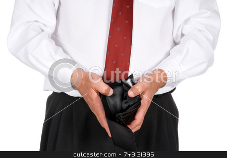 To use this stock image in your creative project, please select the size you need over to the right and click the "Add to Cart" button.
Your downloaded image will come with the Cutcaster watermark removed so don’t worry about the watermark you see on this page. Business man with an empty wallet stock photo, Business man showing an empty wallet by Vince Clements