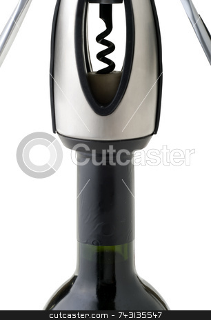 To use this stock image in your creative project, please select the size you need over to the right and click the "Add to Cart" button.
Your downloaded image will come with the Cutcaster watermark removed so don’t worry about the watermark you see on this page. Closeup of metal corkscrew and a wine bottle. Isolated on white stock photo, Closeup of metal corkscrew and a wine bottle. Isolated on white by Vince Clements