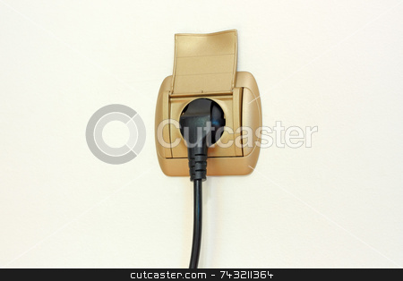 To use this stock image in your creative project, please select the size you need over to the right and click the "Add to Cart" button.
Your downloaded image will come with the Cutcaster watermark removed so don’t worry about the watermark you see on this page. Power Plug and Socket stock photo, A power cable plugged into a wall socket by Georgios Alexandris