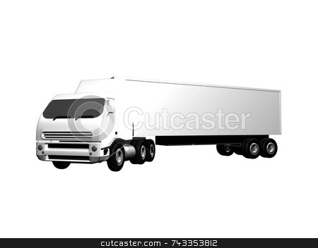 To use this stock image in your creative project, please select the size you need over to the right and click the "Add to Cart" button.
Your downloaded image will come with the Cutcaster watermark removed so don’t worry about the watermark you see on this page. 3D semi truck stock photo, 3D semi truck by John Teeter