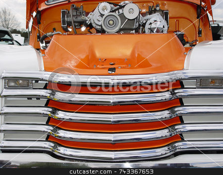 To use this stock image in your creative project, please select the size you need over to the right and click the "Add to Cart" button.
Your downloaded image will come with the Cutcaster watermark removed so don’t worry about the watermark you see on this page. Hot Rod stock photo, Super cool pickup truck at a 50s car show in Smyrna Ga by Jack Schiffer