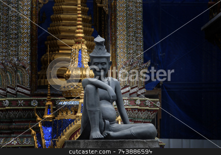 To use this stock image in your creative project, please select the size you need over to the right and click the "Add to Cart" button.
Your downloaded image will come with the Cutcaster watermark removed so don’t worry about the watermark you see on this page. The Hermit Thailand Statue stock photo, Bangkok Thailand Statue by A Cotton Photo