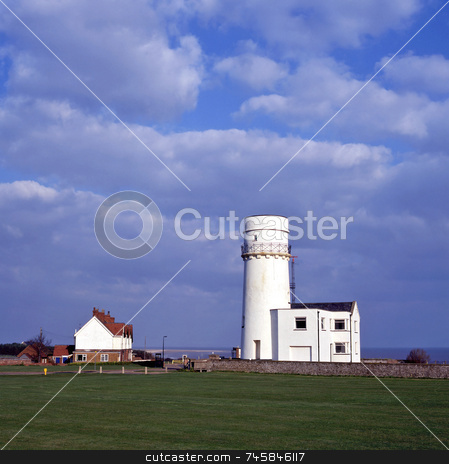 To use this stock image in your creative project, please select the size you need over to the right and click the "Add to Cart" button.
Your downloaded image will come with the Cutcaster watermark removed so don’t worry about the watermark you see on this page. Beacon stock photo, Hunstanton lighthouse standing on a cliff by Paul Phillips