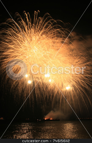 To use this stock image in your creative project, please select the size you need over to the right and click the "Add to Cart" button.
Your downloaded image will come with the Cutcaster watermark removed so don’t worry about the watermark you see on this page. Yellow fury fireworks stock photo, Bright yellow fury fireworks against the dark sky by Jonas Marcos San Luis
