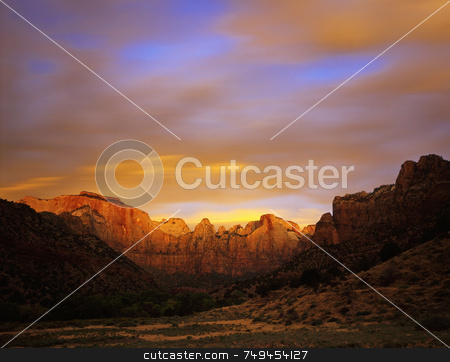To use this stock image in your creative project, please select the size you need over to the right and click the "Add to Cart" button.
Your downloaded image will come with the Cutcaster watermark removed so don’t worry about the watermark you see on this page. Towers Of The Virgin 3 stock photo, Towers of the Virgin in Zion National Park, Utah. by Mike Norton