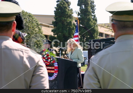 To use this stock image in your creative project, please select the size you need over to the right and click the "Add to Cart" button.
Your downloaded image will come with the Cutcaster watermark removed so don’t worry about the watermark you see on this page. Ventura County Peace Officers Memorial Service stock photo, Ventura County Peace Officers Memorial service Thursday, May 22, 2008 by Henrik Lehnerer