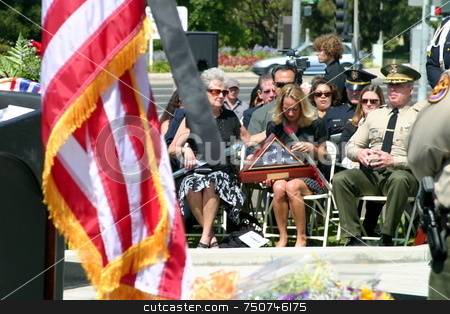 To use this stock image in your creative project, please select the size you need over to the right and click the "Add to Cart" button.
Your downloaded image will come with the Cutcaster watermark removed so don’t worry about the watermark you see on this page. Ventura County Peace Officers Memorial Service stock photo, Ventura County Peace Officers Memorial service Thursday, May 22, 2008 by Henrik Lehnerer