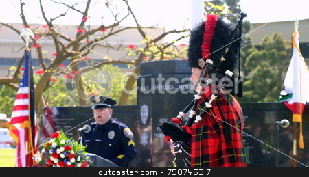 To use this stock image in your creative project, please select the size you need over to the right and click the "Add to Cart" button.
Your downloaded image will come with the Cutcaster watermark removed so don’t worry about the watermark you see on this page. Ventura County Peace Officers Memorial Service stock photo, Ventura County Peace Officers Memorial service Thursday, May 22, 2008 by Henrik Lehnerer