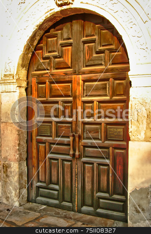 To use this stock image in your creative project, please select the size you need over to the right and click the "Add to Cart" button.
Your downloaded image will come with the Cutcaster watermark removed so don’t worry about the watermark you see on this page. Wooden Door stock photo, An old worn wooden door showing the grain of the wood by Kevin Tietz