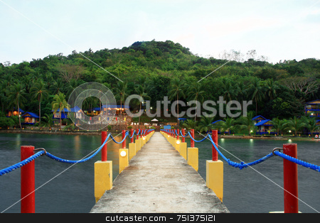 To use this stock image in your creative project, please select the size you need over to the right and click the "Add to Cart" button.
Your downloaded image will come with the Cutcaster watermark removed so don’t worry about the watermark you see on this page. Pier 2 stock photo, A pier leading to resort in Palawan Philippines by Jonas Marcos San Luis