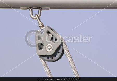 To use this stock image in your creative project, please select the size you need over to the right and click the "Add to Cart" button.
Your downloaded image will come with the Cutcaster watermark removed so don’t worry about the watermark you see on this page. Block stock photo, Block with rope on a sailboat boom by Massimiliano Leban