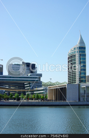 To use this stock image in your creative project, please select the size you need over to the right and click the "Add to Cart" button.
Your downloaded image will come with the Cutcaster watermark removed so don’t worry about the watermark you see on this page. Modern building in Lisbon. stock photo, Modern building in the eastern zone of Lisbon. by Inacio Pires