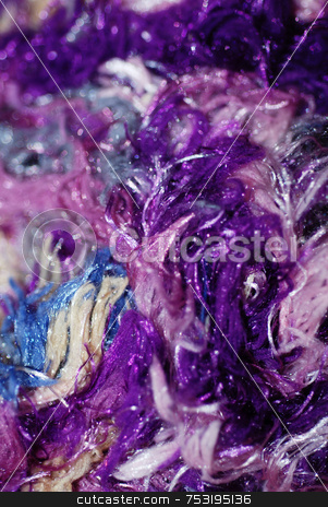 To use this stock image in your creative project, please select the size you need over to the right and click the "Add to Cart" button.
Your downloaded image will come with the Cutcaster watermark removed so don’t worry about the watermark you see on this page. Brightly Coloured Purple Yarn stock photo, A close-up photograph of purple and mixed coloured fibres by Philippa Willitts