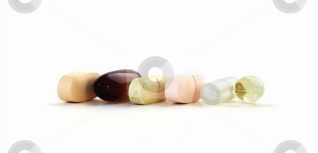 To use this stock image in your creative project, please select the size you need over to the right and click the "Add to Cart" button.
Your downloaded image will come with the Cutcaster watermark removed so don’t worry about the watermark you see on this page. Vitamins and Supplements stock photo, Vitamins and Supplements Isoltaed Against a Pure White Background. by Scott Griessel