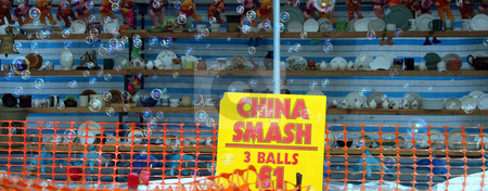 To use this stock image in your creative project, please select the size you need over to the right and click the "Add to Cart" button.
Your downloaded image will come with the Cutcaster watermark removed so don’t worry about the watermark you see on this page. China Smash with Bubbles stock photo, A photo of a china smash game with bubbles going across. by Lucy Clark