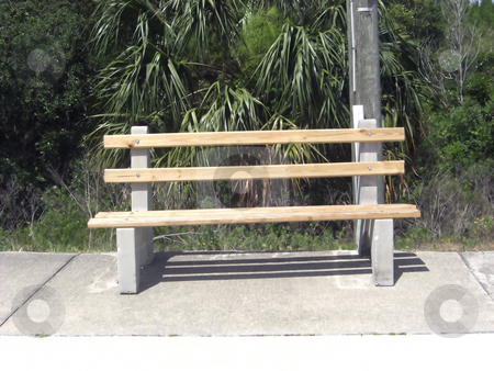 To use this stock image in your creative project, please select the size you need over to the right and click the "Add to Cart" button.
Your downloaded image will come with the Cutcaster watermark removed so don’t worry about the watermark you see on this page. The Park Bench stock photo, An isolated park bench on a concrete slab has a forest as a background by Rebecca Mosoetsa