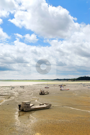 To use this stock image in your creative project, please select the size you need over to the right and click the "Add to Cart" button.
Your downloaded image will come with the Cutcaster watermark removed so don’t worry about the watermark you see on this page. Fishing boats in Cancale, France stock photo, Fishing boats on the ocean floor at low tide in Cancale (Brittany, France). by Elena Elisseeva