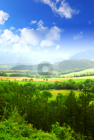 To use this stock image in your creative project, please select the size you need over to the right and click the "Add to Cart" button.
Your downloaded image will come with the Cutcaster watermark removed so don’t worry about the watermark you see on this page. Rural landscape stock photo, Rural landscape with hills and mountains in eastern France by Elena Elisseeva
