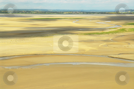 To use this stock image in your creative project, please select the size you need over to the right and click the "Add to Cart" button.
Your downloaded image will come with the Cutcaster watermark removed so don’t worry about the watermark you see on this page. Landscape in Brittany stock photo, Ocean at low tide viewed from Mont Saint Michelle abbey, France by Elena Elisseeva
