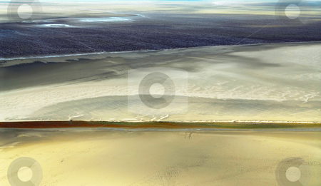 To use this stock image in your creative project, please select the size you need over to the right and click the "Add to Cart" button.
Your downloaded image will come with the Cutcaster watermark removed so don’t worry about the watermark you see on this page. Ocean at low tide stock photo, Aerial view of Atlantic ocean at low tide near Mont Saint Michel abbey in France. Background. by Elena Elisseeva