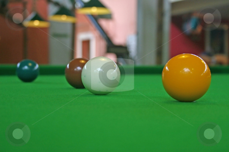 To use this stock image in your creative project, please select the size you need over to the right and click the "Add to Cart" button.
Your downloaded image will come with the Cutcaster watermark removed so don’t worry about the watermark you see on this page. Snooker Balls stock photo, Snooker Balls set up for a game of snooker by Lucy Clark