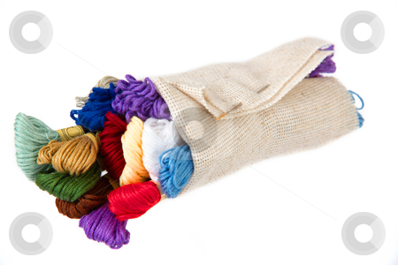 To use this stock image in your creative project, please select the size you need over to the right and click the "Add to Cart" button.
Your downloaded image will come with the Cutcaster watermark removed so don’t worry about the watermark you see on this page. The image of silk threads for embroidery wrapped in an outline, stock photo, The image of silk threads for embroidery wrapped in an outline, isolated, on a white background by kostiuchenko