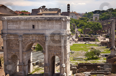 To use this stock image in your creative project, please select the size you need over to the right and click the "Add to Cart" button.
Your downloaded image will come with the Cutcaster watermark removed so don’t worry about the watermark you see on this page. Septemus Severus Arch Titus Arch Forum Rome Italy stock photo, Septemus Severus Arch Forum Rome Italy Stone arch was built in the memory of Emperor Septemus Severus, who reigned from 193-211AD, and his sons Titus Arch in Distance
by William Perry
