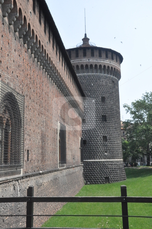 To use this stock image in your creative project, please select the size you need over to the right and click the "Add to Cart" button.
Your downloaded image will come with the Cutcaster watermark removed so don’t worry about the watermark you see on this page. Sforza Castle in Milan stock photo, Sforza Castle in Milan, Italy by Ritu Jethani