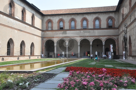 To use this stock image in your creative project, please select the size you need over to the right and click the "Add to Cart" button.
Your downloaded image will come with the Cutcaster watermark removed so don’t worry about the watermark you see on this page. Sforza Castle in Milan stock photo, Sforza Castle in Milan, Italy by Ritu Jethani