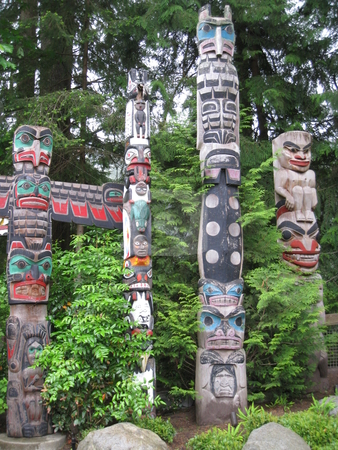 To use this stock image in your creative project, please select the size you need over to the right and click the "Add to Cart" button.
Your downloaded image will come with the Cutcaster watermark removed so don’t worry about the watermark you see on this page. Totem Poles in Stanley Park stock photo, Totem Poles in Stanley Park in Vancouver, Canada by Ritu Jethani