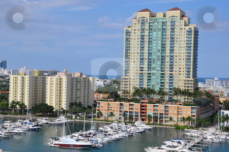 To use this stock image in your creative project, please select the size you need over to the right and click the "Add to Cart" button.
Your downloaded image will come with the Cutcaster watermark removed so don’t worry about the watermark you see on this page. View of Miami stock photo, View of Miami, Florida by Ritu Jethani