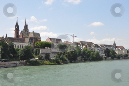 To use this stock image in your creative project, please select the size you need over to the right and click the "Add to Cart" button.
Your downloaded image will come with the Cutcaster watermark removed so don’t worry about the watermark you see on this page. Basel in Switzerland stock photo, Basel by the Rhine River in Switzerland by Ritu Jethani