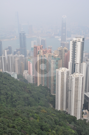 To use this stock image in your creative project, please select the size you need over to the right and click the "Add to Cart" button.
Your downloaded image will come with the Cutcaster watermark removed so don’t worry about the watermark you see on this page. Aerial View of Hong Kong stock photo, Aerial View of Hong Kong from Victoria Peak by Ritu Jethani