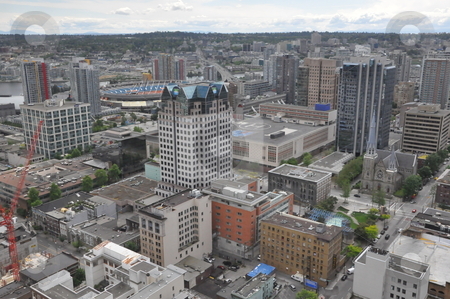 To use this stock image in your creative project, please select the size you need over to the right and click the "Add to Cart" button.
Your downloaded image will come with the Cutcaster watermark removed so don’t worry about the watermark you see on this page. Aerial View of Vancouver stock photo, Aerial View of Vancouver in Canada by Ritu Jethani