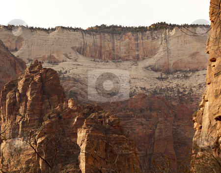To use this stock image in your creative project, please select the size you need over to the right and click the "Add to Cart" button.
Your downloaded image will come with the Cutcaster watermark removed so don’t worry about the watermark you see on this page. White Red Canyon Walls Zion Canyon National Park Utah stock photo, White Red Canyon Walls from Weeping Rock Zion Canyon National Park Utah Southwest by William Perry