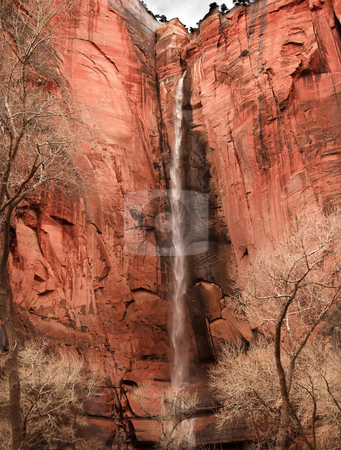 To use this stock image in your creative project, please select the size you need over to the right and click the "Add to Cart" button.
Your downloaded image will come with the Cutcaster watermark removed so don’t worry about the watermark you see on this page. Temple of Sinawava Waterfall Red Rock Wall Zion Canyon National stock photo, Temple of Sinawava Waterfall Red Rock Wall Zion Canyon National Park Utah Southwest by William Perry
