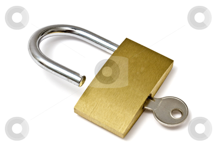 To use this stock image in your creative project, please select the size you need over to the right and click the "Add to Cart" button.
Your downloaded image will come with the Cutcaster watermark removed so don’t worry about the watermark you see on this page. Padlock and key stock photo, Padlock and key isolated on white background
by Sasas Design