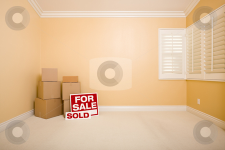 To use this stock image in your creative project, please select the size you need over to the right and click the "Add to Cart" button.
Your downloaded image will come with the Cutcaster watermark removed so don’t worry about the watermark you see on this page. Boxes, Sale and Sold Real Estate Signs in Empty Room stock photo, Moving Boxes, For Sale and Sold Real Estate Signs on Floor in Empty Room with Copy Space on Blank Wall. by Andy Dean