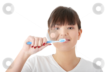 To use this stock image in your creative project, please select the size you need over to the right and click the "Add to Cart" button.
Your downloaded image will come with the Cutcaster watermark removed so don’t worry about the watermark you see on this page. Washing her teeth stock photo, Young beautiful woman washing her teeth with blue brush, isolated on white background
by Piotr_Marcinski