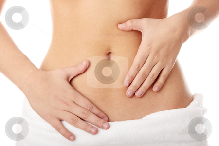 To use this stock image in your creative project, please select the size you need over to the right and click the "Add to Cart" button.
Your downloaded image will come with the Cutcaster watermark removed so don’t worry about the watermark you see on this page. Hand on belly stock photo, Hand on belly isolated on white background by Piotr_Marcinski