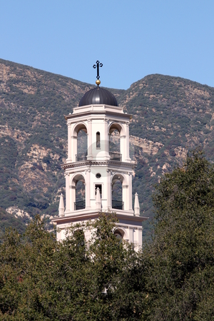 To use this stock image in your creative project, please select the size you need over to the right and click the "Add to Cart" button.
Your downloaded image will come with the Cutcaster watermark removed so don’t worry about the watermark you see on this page. Thomas Aquinas Chapel stock photo, Thomas Aquinas Chapel at the collage in Ojai / Santa Paula by Henrik Lehnerer
