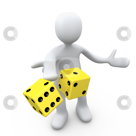 To use this stock image in your creative project, please select the size you need over to the right and click the "Add to Cart" button.
Your downloaded image will come with the Cutcaster watermark removed so don’t worry about the watermark you see on this page. Roll The Dice stock photo, Computer Generated Image - Roll The Dice . by Konstantinos Kokkinis