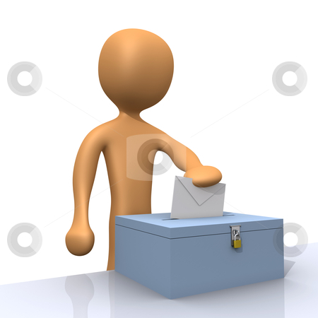To use this stock image in your creative project, please select the size you need over to the right and click the "Add to Cart" button.
Your downloaded image will come with the Cutcaster watermark removed so don’t worry about the watermark you see on this page. Voting stock photo, 3d person in front of a ballot box casting a vote by Konstantinos Kokkinis